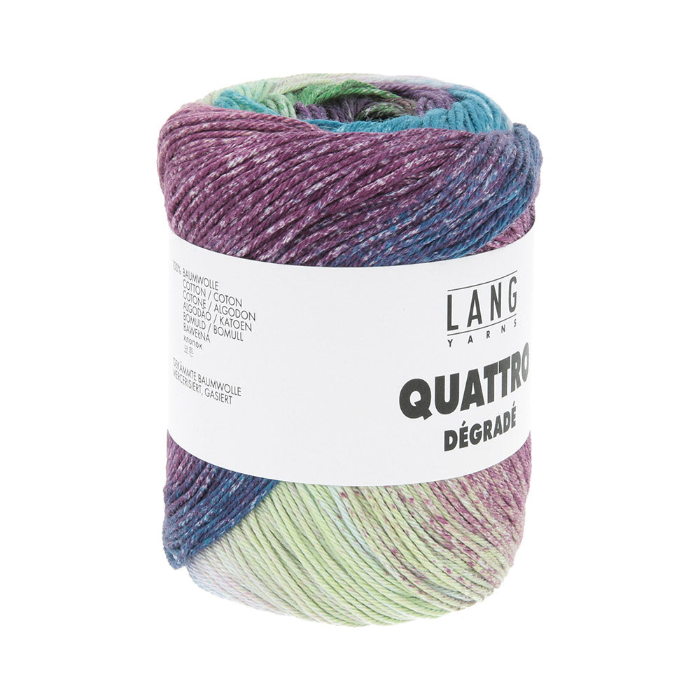Langyarnsquattrodegrade print — gemaakt met Lang Yarns Quattro Dégradé