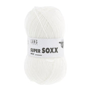 Lang Yarns Super Soxx 4-Fach 0001 Wit (4-draads)