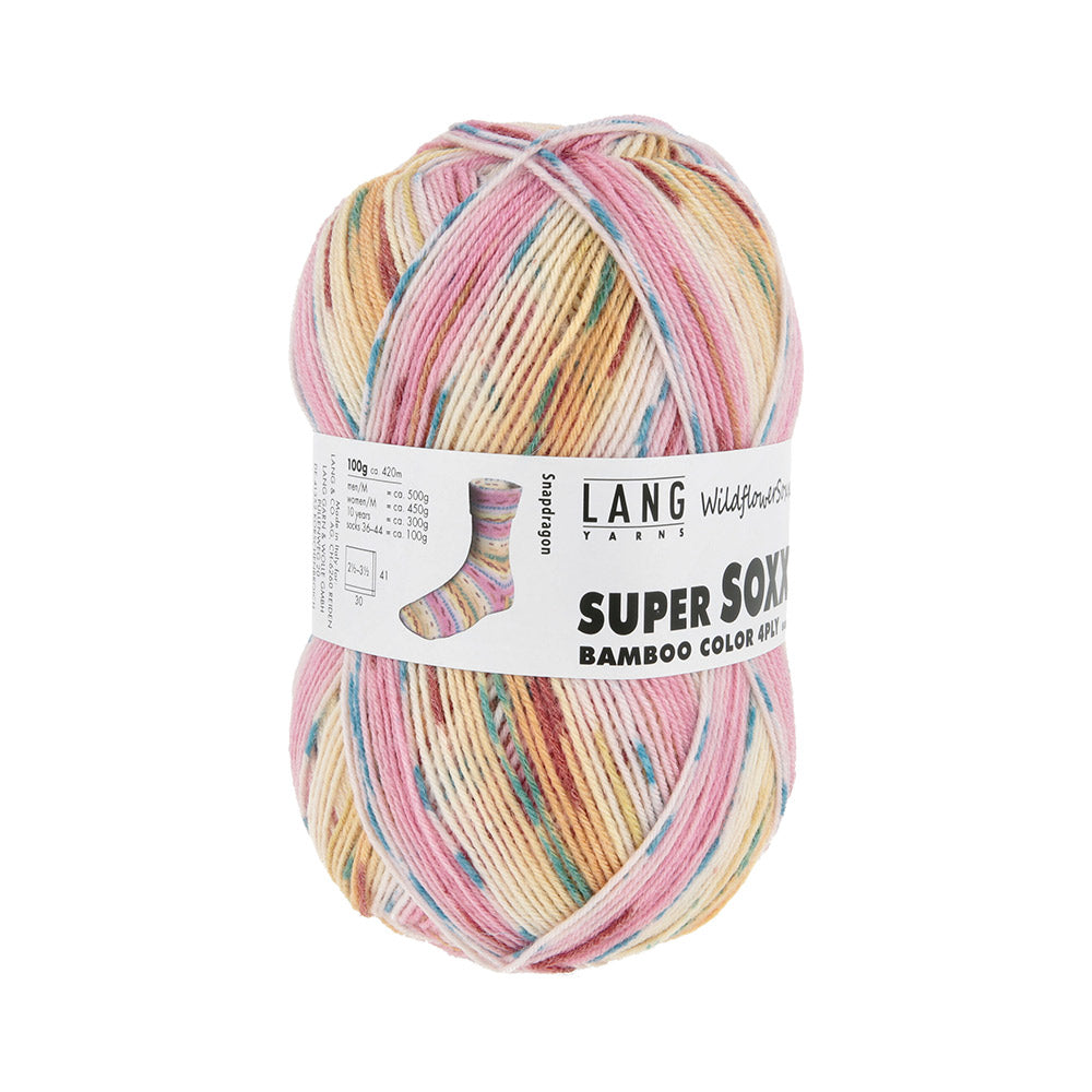 Langyarnssupersoxxbamboocolor ply print — gemaakt met Lang Yarns Super Soxx Bamboo Color 4-Fach