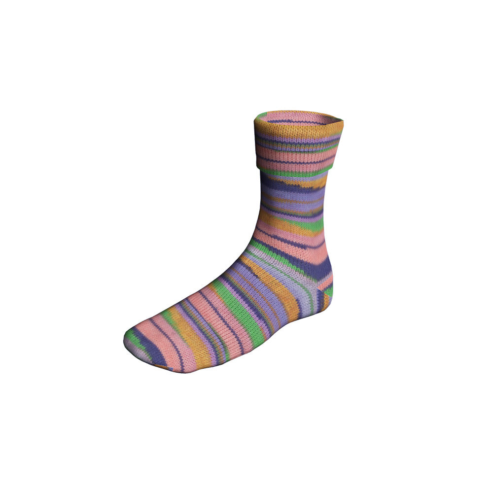 Langyarnssupersoxxcolor plycprint — gemaakt met Lang Yarns Super Soxx Color 4-Fach