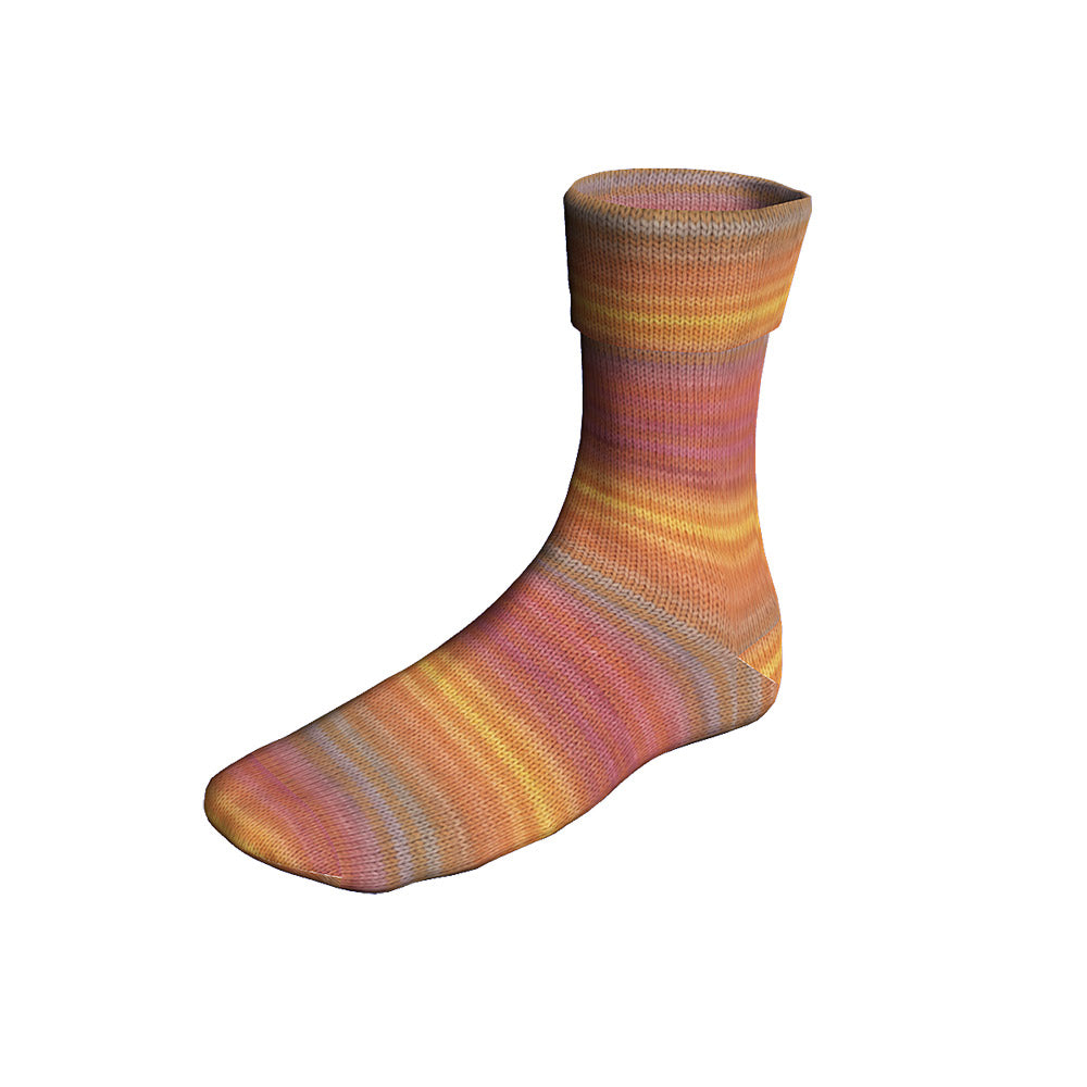Langyarnssupersoxxcolor plycprint — gemaakt met Lang Yarns Super Soxx Color 6-Fach