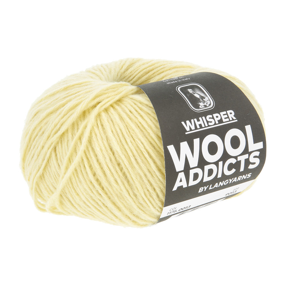 Langyarnswhisper print — gemaakt met Lang Yarns Whisper