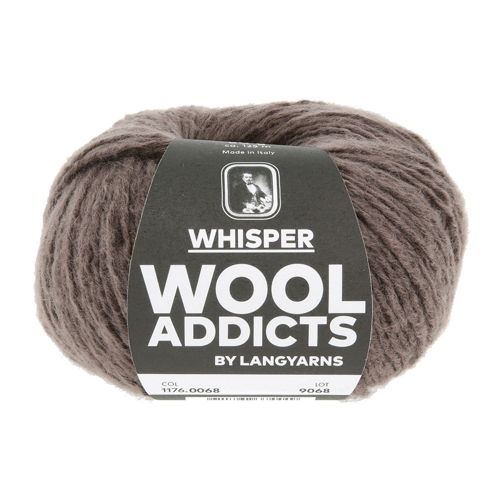 Lang Yarns Whisper 0068 Donkerbruin