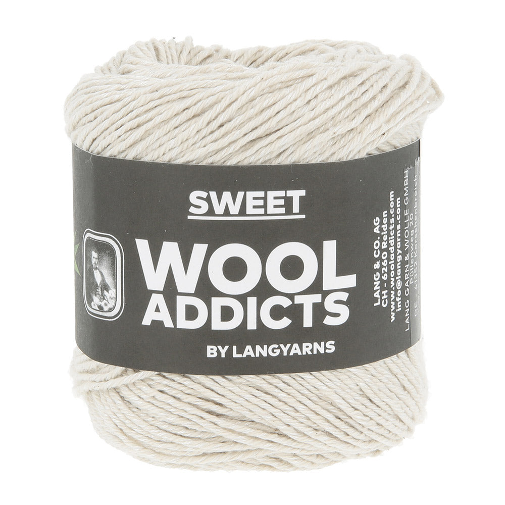 Lang Yarns Wooladdicts Sweet 0094 Gebroken Wit