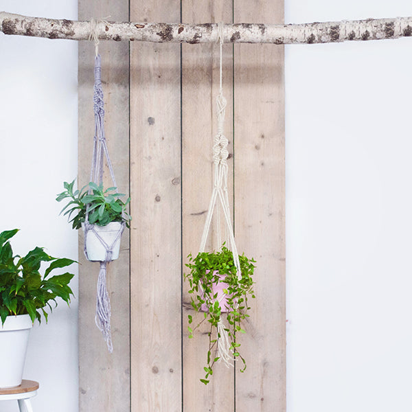 Macramépatroon Plantenhanger