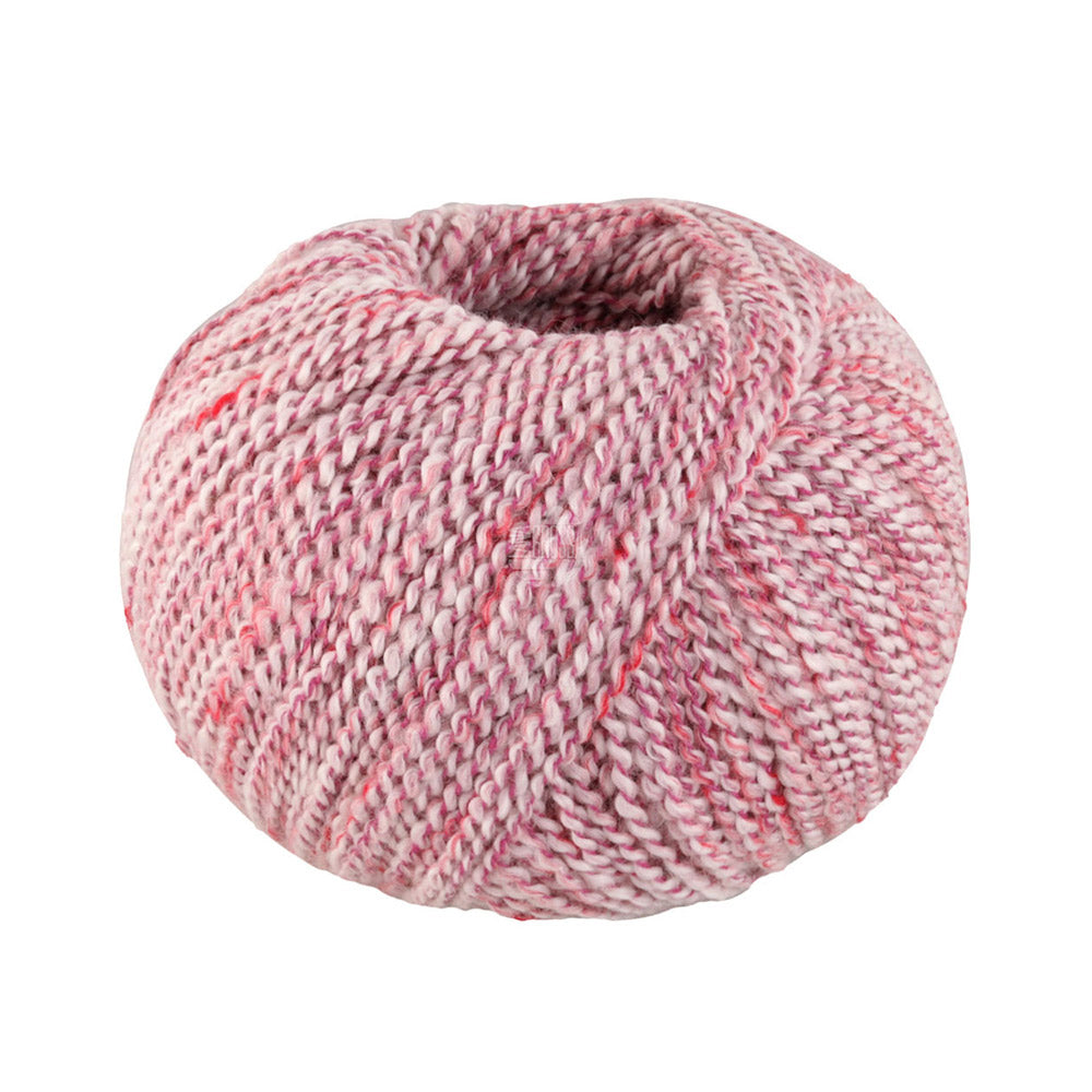 Lana Grossa Maglia 014 Ruw wit/cyclamen/rood/roze