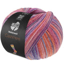 Lana Grossa Meilenweit 100 Cashmere Inverno 122 Fuchsia/Lila/Oranje/Lichtblauw/Blauw/Pruim/Erika/Zalm