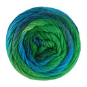 Lana Grossa Meilenweit 100 Color Mix Sparks 7612 Zeegroen/Smaragd/Jade/Petrol/Donkergroen