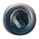 Lana Grossa Meilenweit 100 Color Mix Sparks 7620 Donker-/Grijspetrol/Mint/Grijs-/Staalblauw