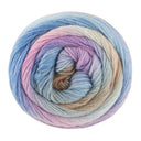 Lana Grossa Meilenweit 100 Color Mix Sparks 7622 Mint/Grijsbeige/Taupe/Lila/Flieder/Blauwturquoise