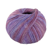 Lana Grossa Meilenweit 100 Seta Piano 3611 Braam/blauwviolet/grijs/roodviolet