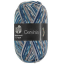 Lana Grossa Meilenweit 6-Fach 150 Cervinia 9756 Antraciet/Wit/Jeansblauw/Lichtgrijs/Azuurblauw