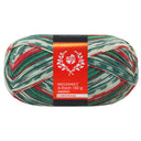 Lana Grossa Meilenweit 6-Fach 150 Merino Christmas 631 Rood/Donkergroen/Lichtgroen/Wit/Donkerrood