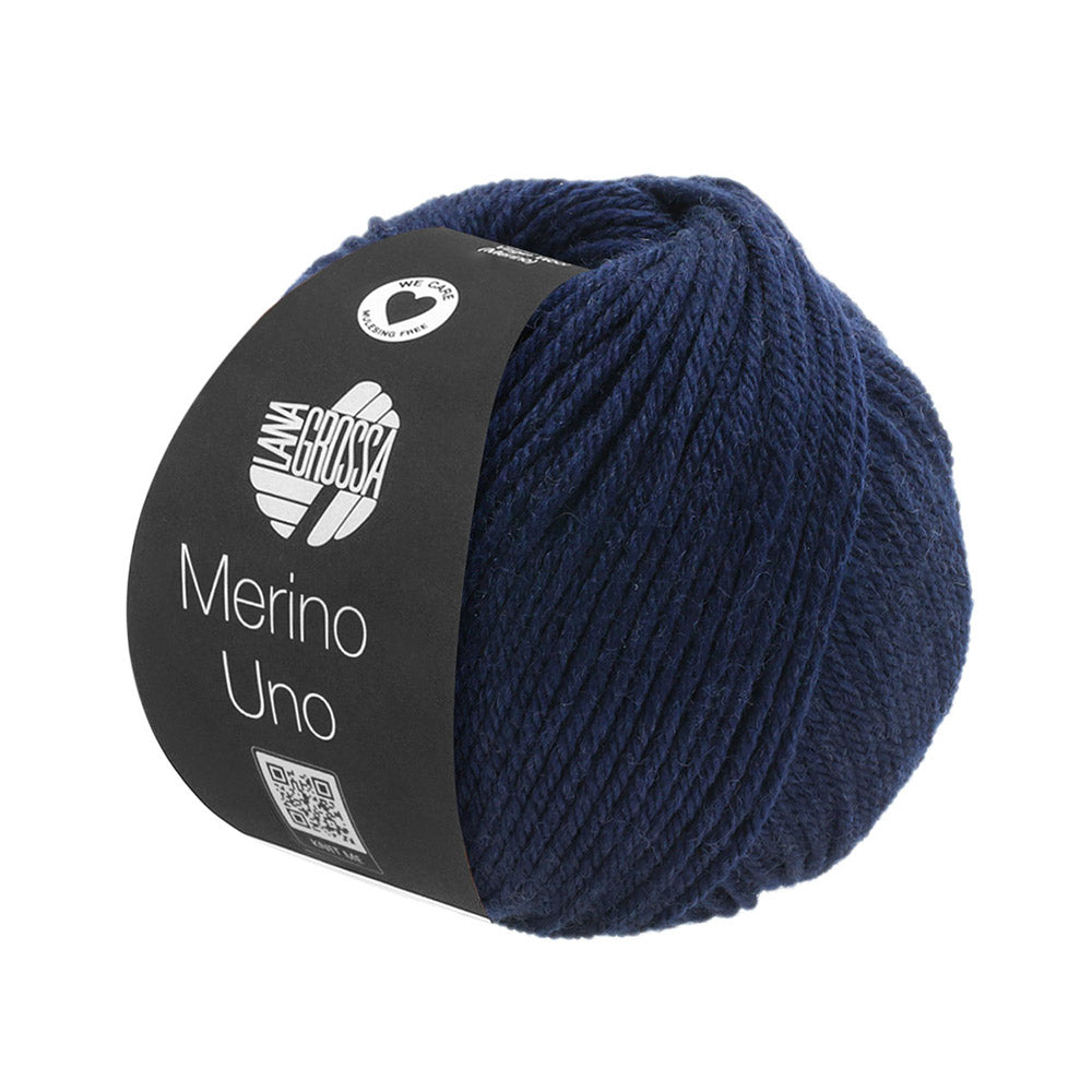 Lana Grossa Merino Uno 004 Nachtblauw