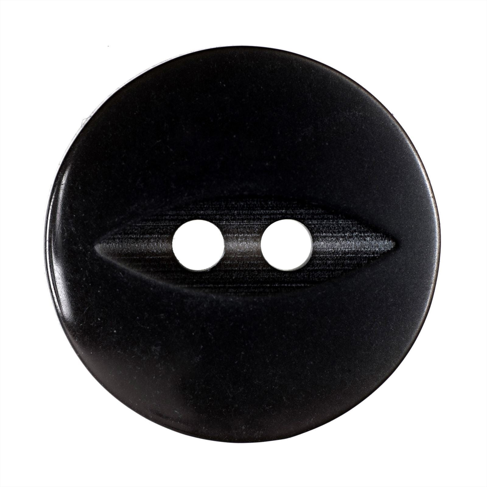 Milward Glans Knoop Zwart 16mm (6 stuks) (2)