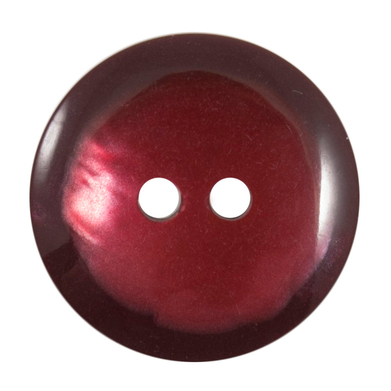 Milward Glanzende Knoop Donkerrood 19mm (4 stuks) (2)