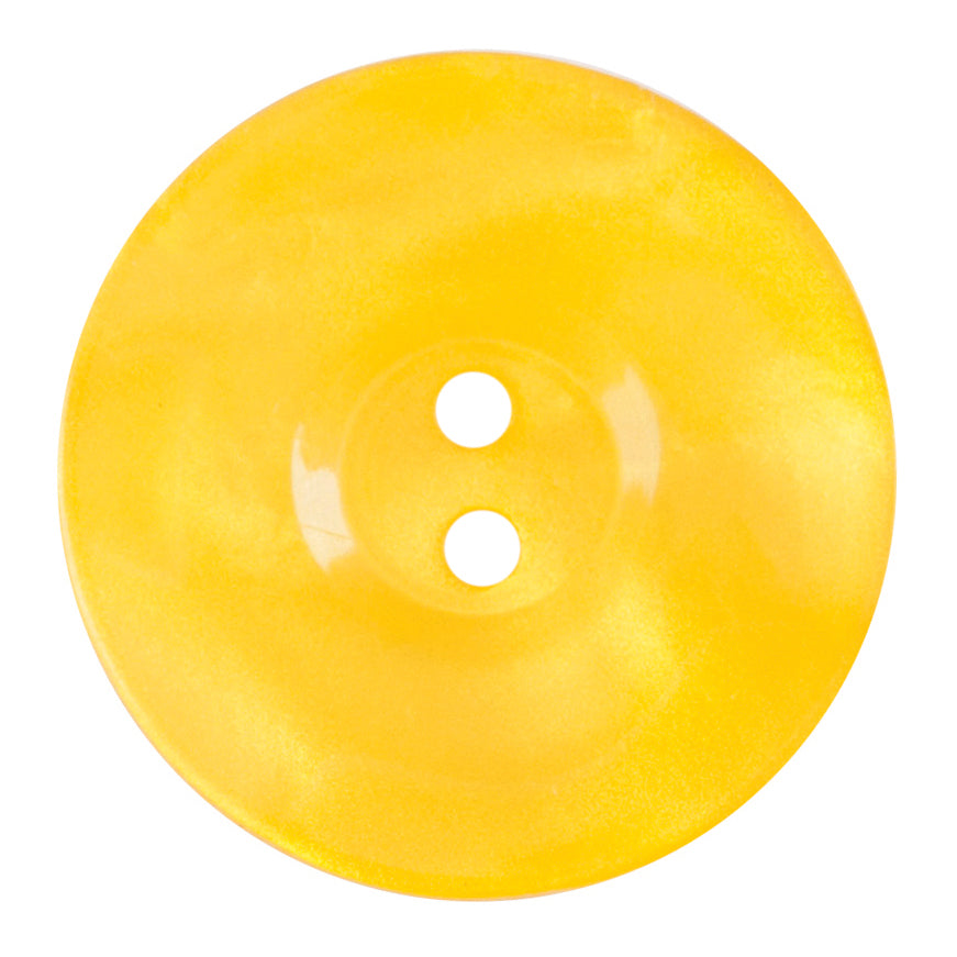 Milward Glanzende Knoop Geel 22mm (2 stuks) (2)