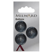 Milward Knoop Gemarmerd Blauw/Zwart 20mm (3 stuks)