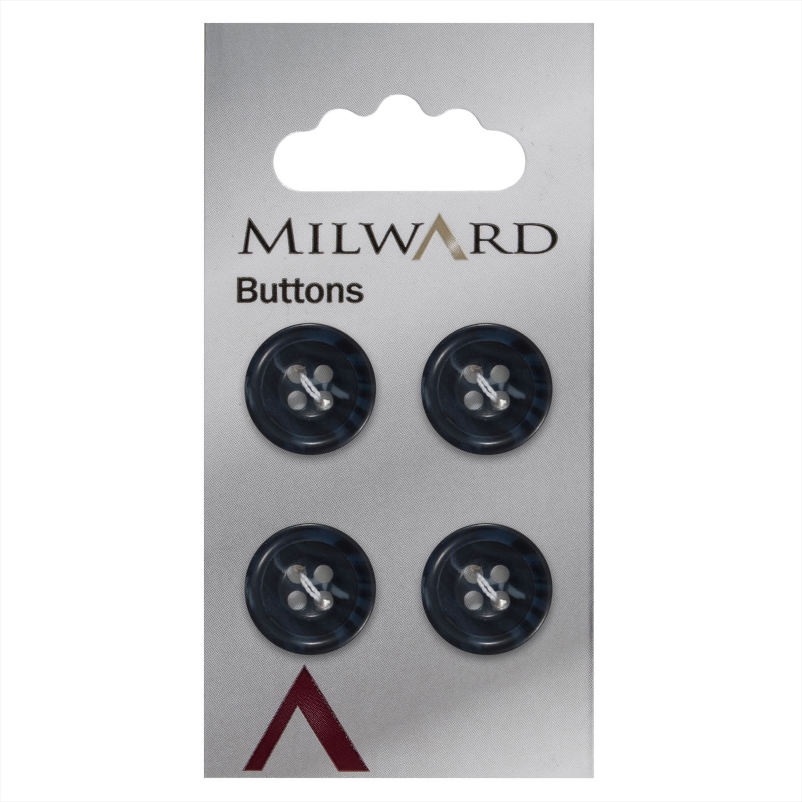 Milward Knoop Mat Donkerblauw 15mm (4 stuks)