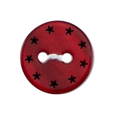 Milward Knoop met Sterretjes Rood 12mm (5 stuks) (2)