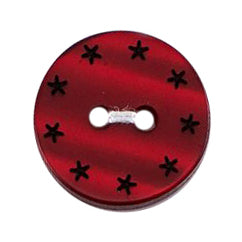 Milward Knoop met Sterretjes Rood 15mm (4 stuks) (2)