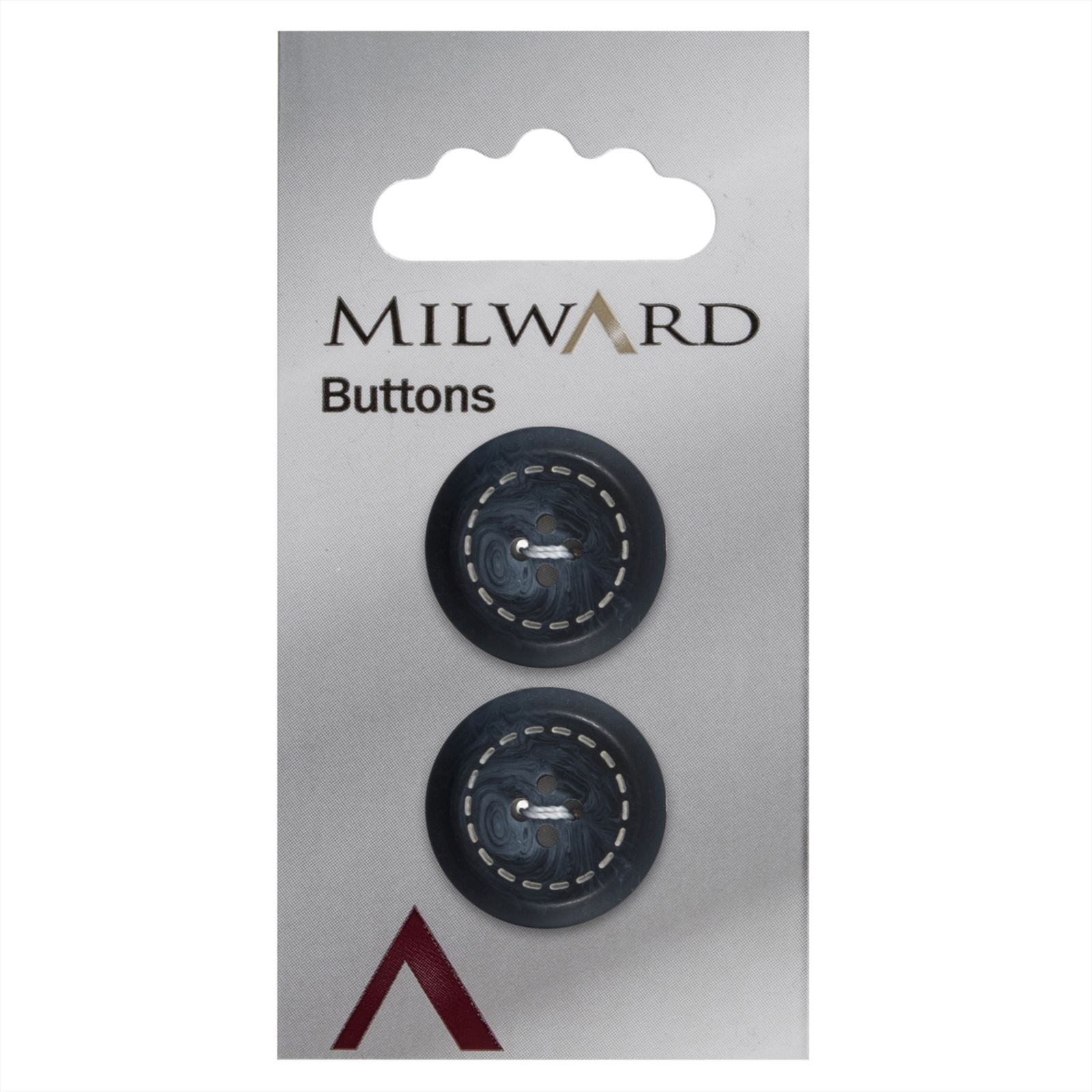 Milward Knoop met Werkje Blauw 20mm (2 stuks)