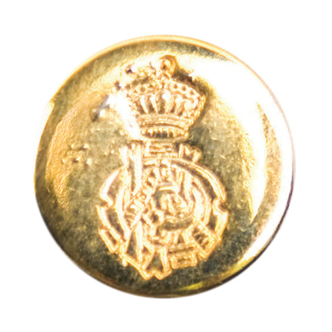 Milward Knoop Metaal Wapenschild Goud 15mm (3 stuks) (2)