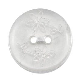 Milward Knoop Transparant met Bloemenwerkje 17mm (3 stuks) (2)