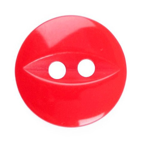 Milward Parelmoer Knoop Rood 16mm (6 stuks) (2)