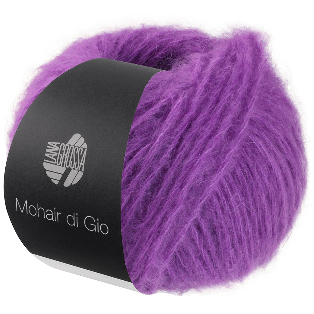 Lana Grossa Mohair Di Gio 017 Violet - bol garen in de kleur Violet