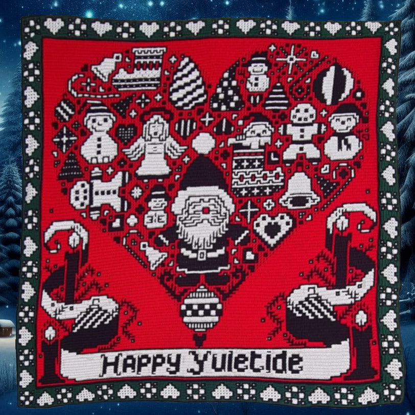 Christmas Heart - AdO Crochet Patroon Mozaïek (digital) nl