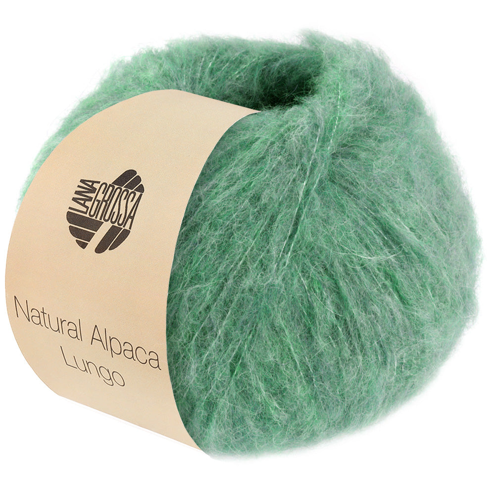 Lana Grossa Natural Alpaca Lungo 017 Licht Petrol