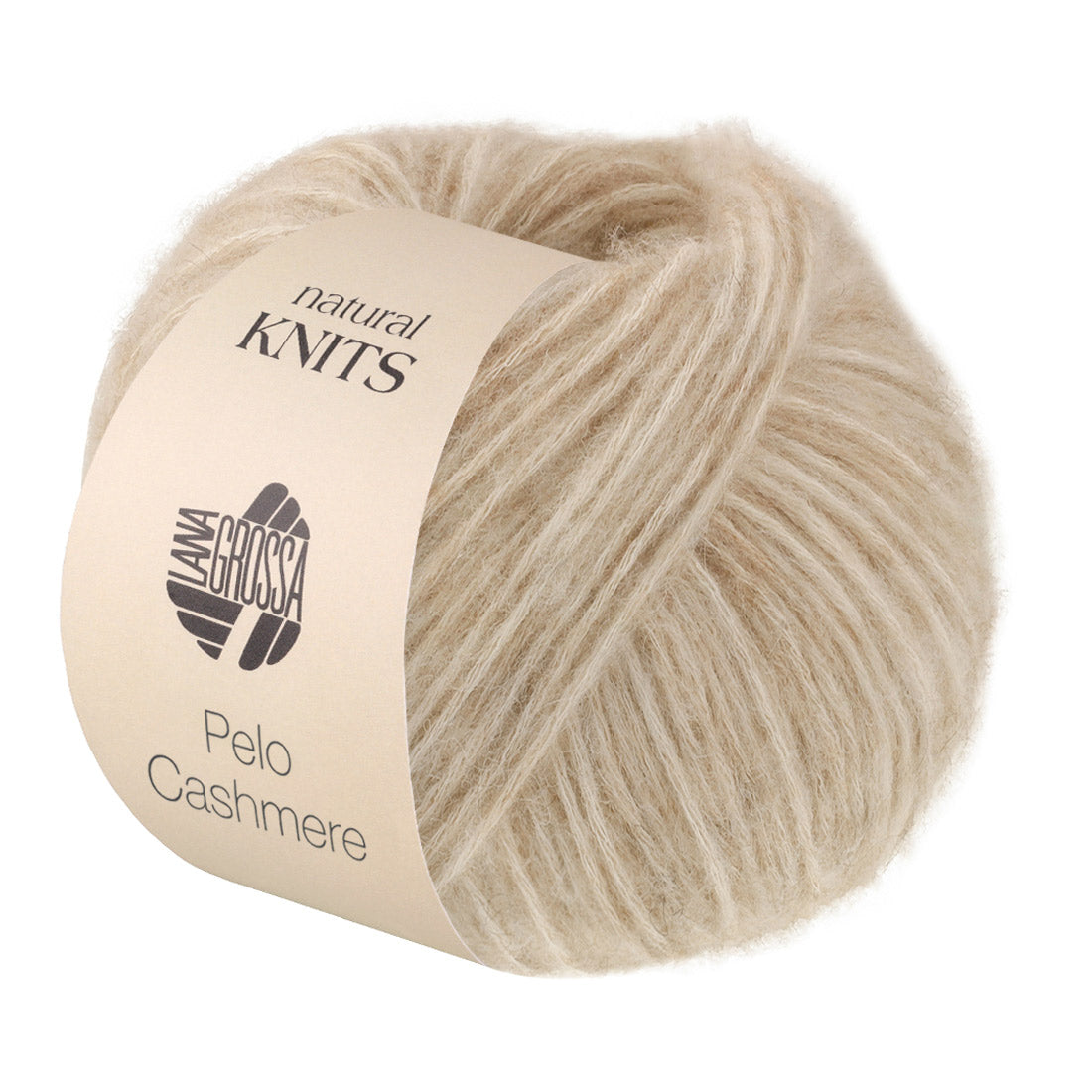 Lana Grossa Pelo Cashmere 002 Gebroken wit/Beige