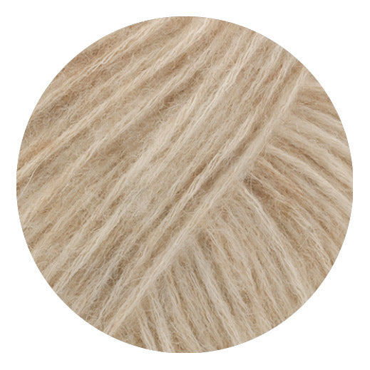 Lana Grossa Pelo Cashmere 002 Gebroken wit/Beige