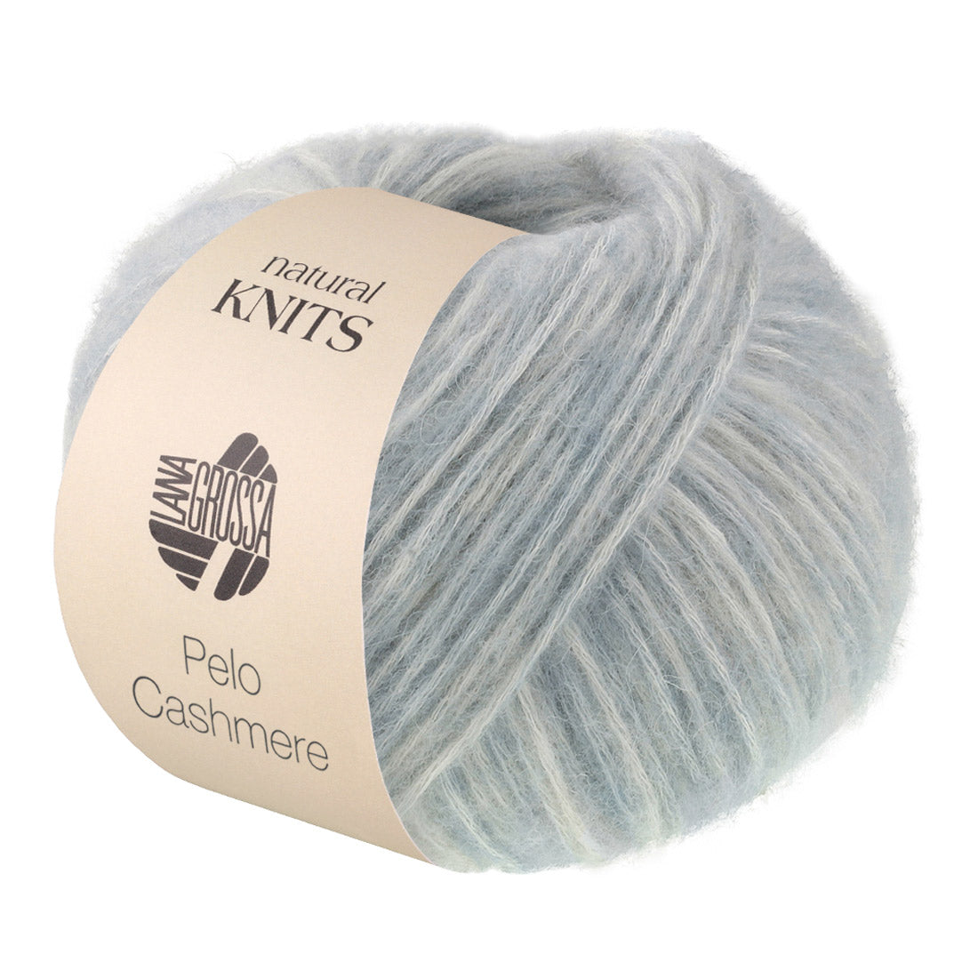 Lana Grossa Pelo Cashmere 011 Lichtblauw/Gebroken wit