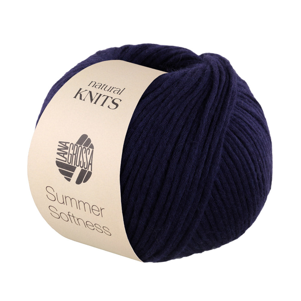 Lana Grossa Summer Softness 015 Donkerblauw
