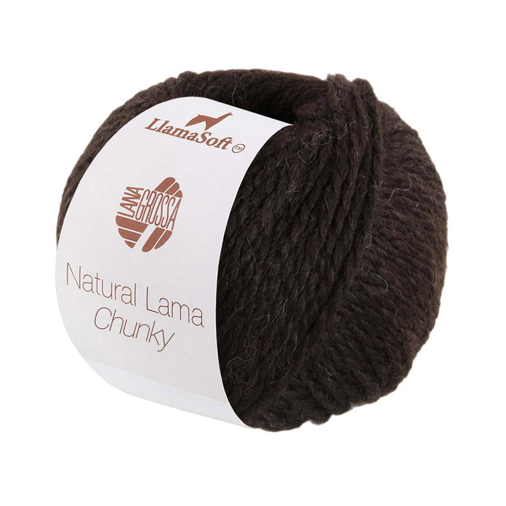 Lana Grossa Natural Lama Chunky 016 Mokka