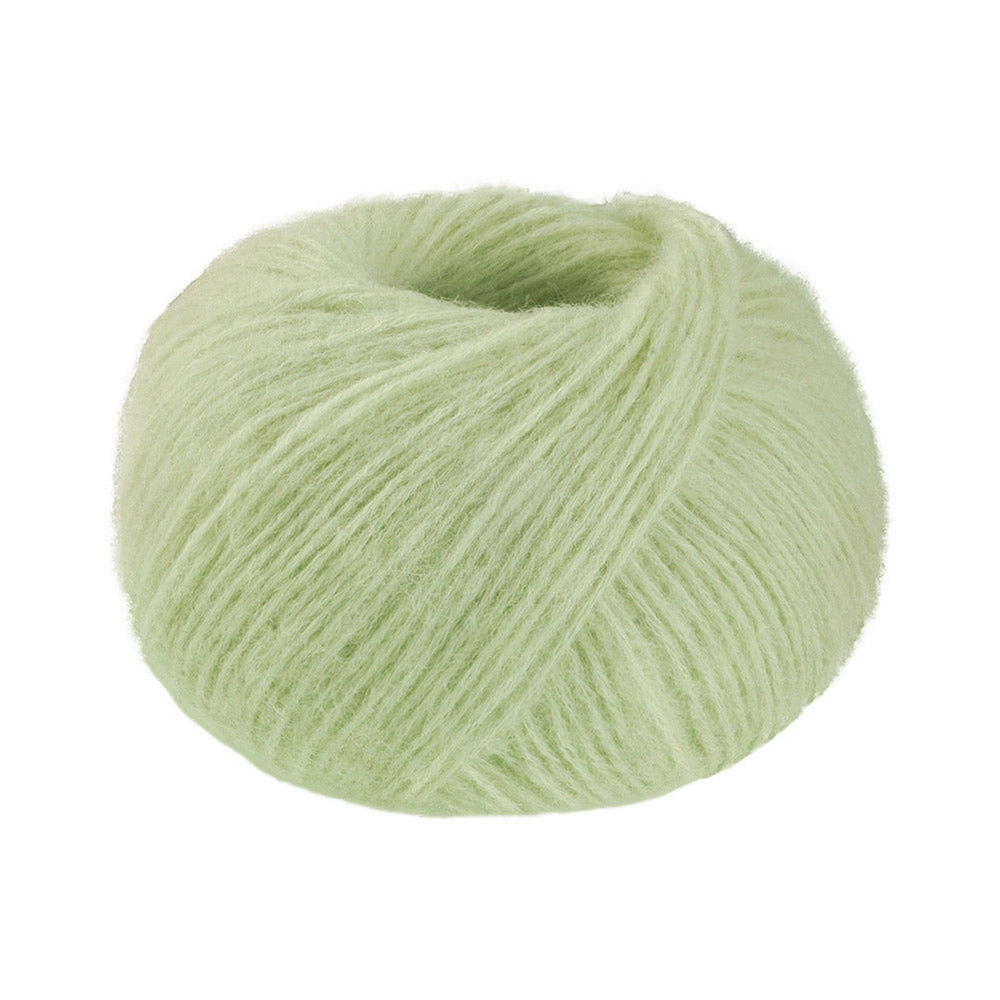 Lana Grossa Nebbia 0009 Wit Groen
