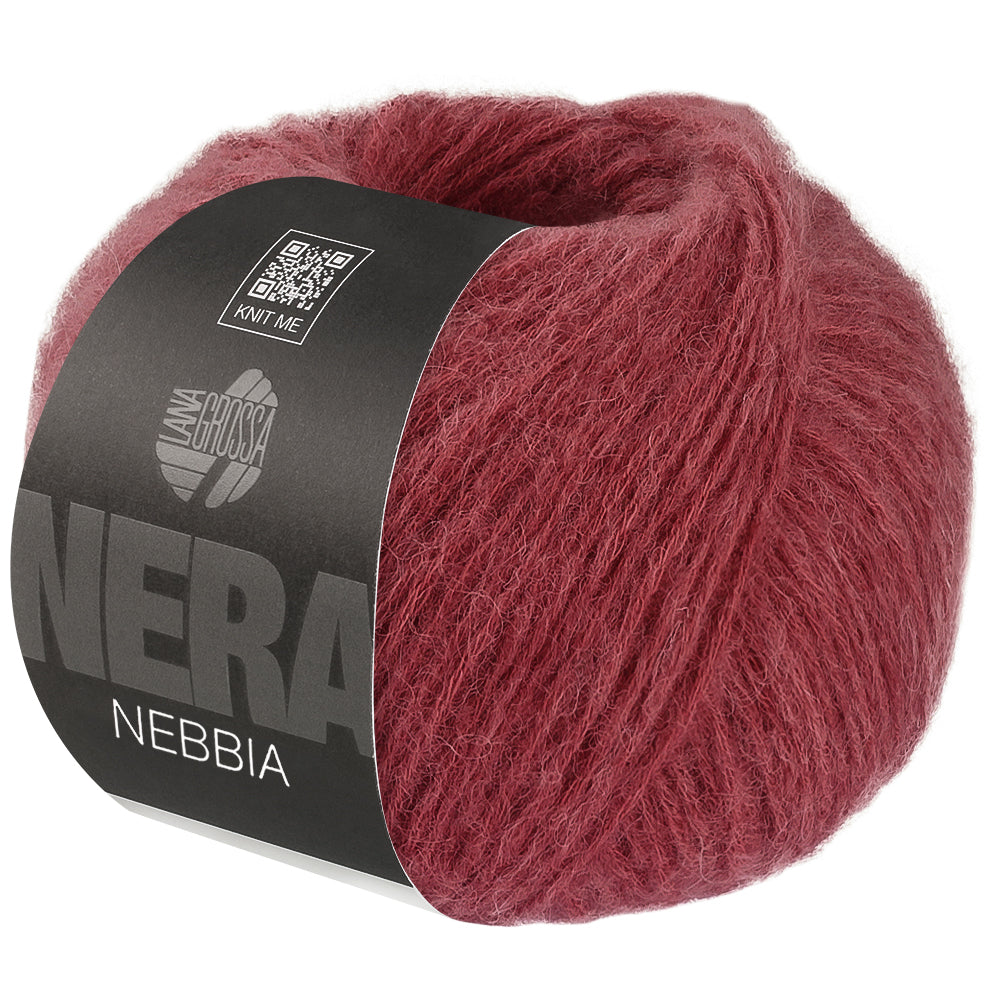 Lana Grossa Nebbia 018 Oosters rood - productfoto