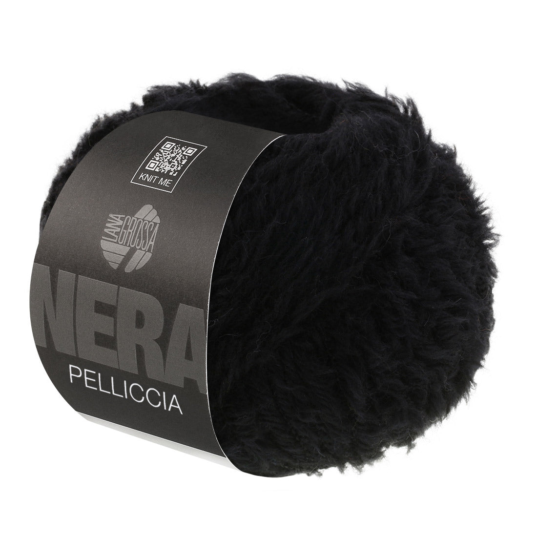 Lana Grossa Pelliccia 006 Zwart - productafbeelding