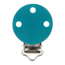 Opry Siliconen speenklem Blauw Groen 29,5x42,7mm