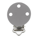 Opry Siliconen speenklem Donker Grijs 29,5x42,7mm