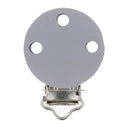 Opry Siliconen speenklem Grijs 29,5x42,7mm