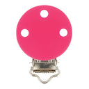 Opry Siliconen speenklem Hard Roze 29,5x42,7mm