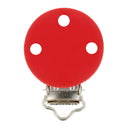 Opry Siliconen speenklem Rood 29,5x42,7mm