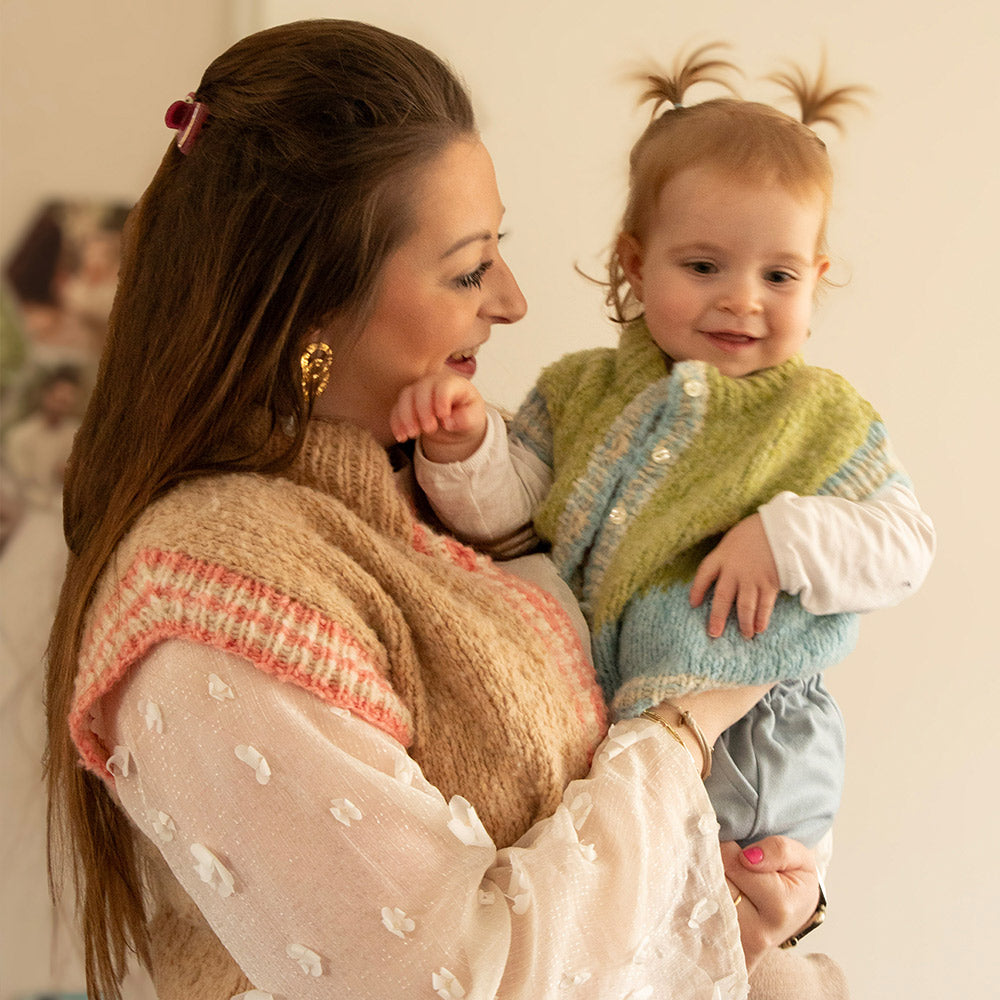 Piuma mini me — gemaakt met Piuma Mini & Me vest (Kind) Garen- en Breipakket (7)