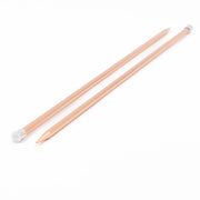 PPY Breinaalden 40 cm 6 mm Geanodiseerd Aluminium Rosegoudkleur