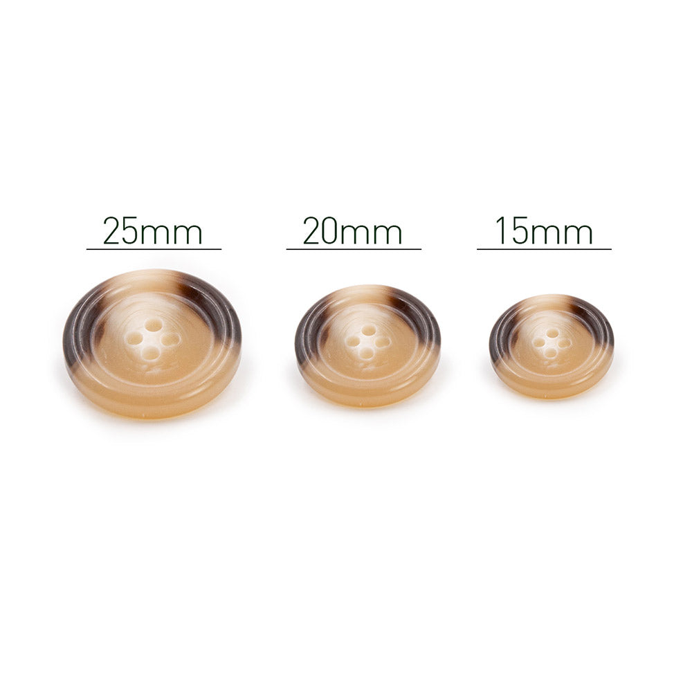 PPY Knopen Glanshoorn-Effect Set (2)
