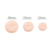 PPY Knopenset Parelmoer Roze 5 Stuks 15 mm