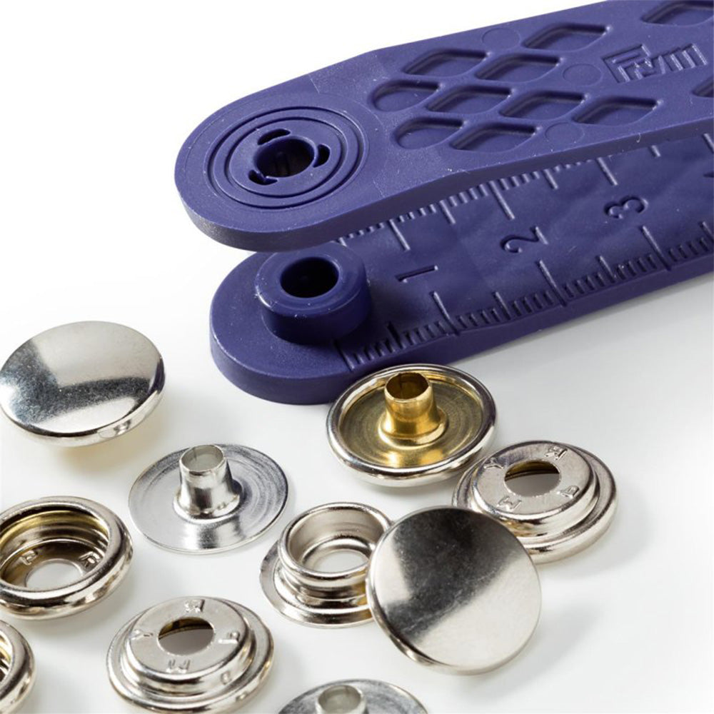 Naehfrei nachfuellpackung fuer mm silberfarbig stueck — gemaakt met Prym Naaivrije Drukknopen Sport & Camping 15mm